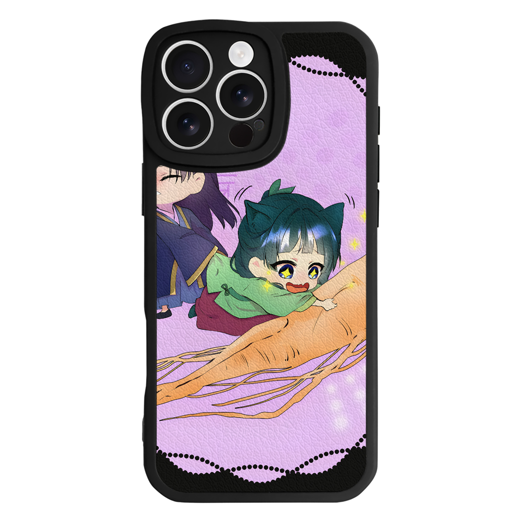 （画像用） 薬屋のひとりごと The Apothecary Diaries 【iPhone 16シリーズ対応】シリコンスマホケース（レザー調） 材質：シリコン